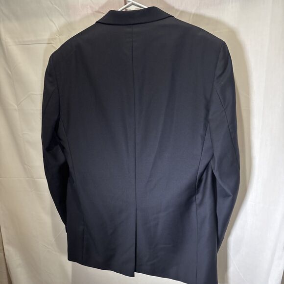 NAUTICA Men’s 100% Wool Navy  Blazer Metal Anchor Buttons Size 40L Yacht Boating - Picture 2 of 16